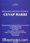 Gazete, Radyo ve Televizyon Yayınlarında Cevap Hakkı