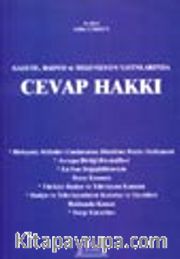 Gazete, Radyo ve Televizyon Yayınlarında Cevap Hakkı