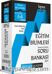 2018 KPSS Eğitim Bilimleri Tamamı Çözümlü Modüler Soru Bankası Seti (6 Kitap)