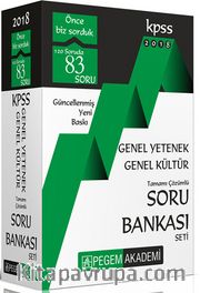 2018 KPSS Genel Yetenek Genel Kültür Tamamı Çözümlü Soru Bankası Seti (5 Kitap) (Lisans Mezunları İçin)