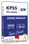 2018 KPSS Ön Lisans Tamamı Çözümlü 2006-2016 Çıkmış Sorular