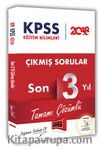 2018 KPSS Eğitim Bilimleri Tamamı Çözümlü Son 3 Yıl Çıkmış Sorular