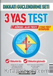3 Yaş Test Görsel Algı Seti / 3 Yaş Test Kitapçığı