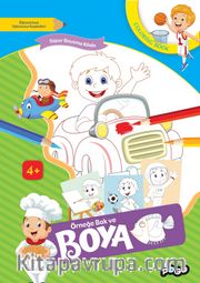 Süper Boyama Kitabı 3 / Örneğe Bak ve Boya