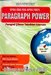 Paragraph Power /Paragraf Çözme Teknikleri Kılavuzu & KPDS-ÜDS-YDS-KPSS-TOEFL