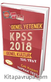 2018 KPSS Genel Yetenek Genel Kültür Çek Kopart Yaprak Test