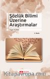 Sözlük Bilimi Üzerine Araştırmalar