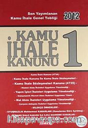 2012 Kamu İhale Kanunu (2 Cilt)