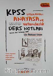2012 KPSS Uygulamalı Anayasa ve Vatandaşlık Ders Notları
