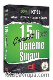 2018 KPSS Genel Yetenek Genel Kültür 15'li Fasikül Fasikül Çözümlü Deneme Sınavı