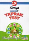 10. Sınıf Kimya Yaprak Test