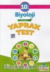 10. Sınıf Biyoloji Yaprak Test