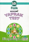 10. Sınıf Fizik Yaprak Test