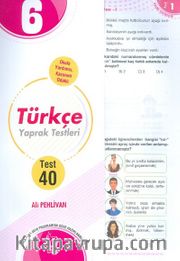 6. Sınıf Türkçe Yaprak Testleri