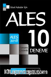 2018 ALES Sözel Adaylar İçin Tamamı Çözümlü 10 Deneme