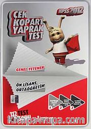 2012 KPSS Ortaöğretim ÖnLisans Çek Kopart Genel Yetenek Yaprak Test