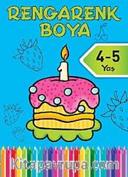 Rengarenk Boya -3 / 4-5 Yaş Mavi Kitap