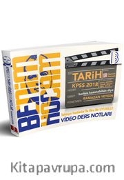 2018 KPSS Tarih Tamamı Çözümlü Video Ders Notları