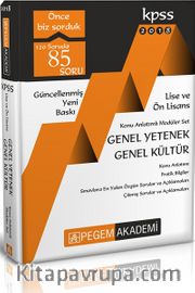 2018 KPSS Lise ve Önlisans Genel Yetenek Genel Kültür Konu Anlatımlı Modüler Set 5 Kitap