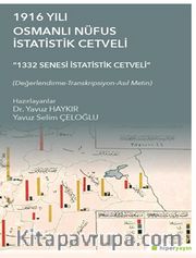 1916 Yılı Osmanlı Nüfus İstatistik Cetveli  “1332 Senesi İstatistik Cetveli”