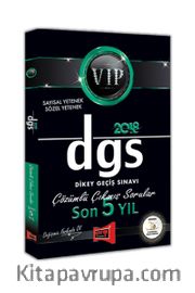  2018 DGS VIP Sayısal Sözel Yetenek Son 5 Yıl Çözümlü Çıkmış Sorular