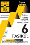 2018 KPSS Önlisans Tamamı Çözümlü 2006 - 2016 6 Fasikül Çıkmış Sorular