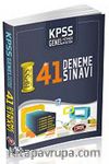 2013 KPSS Genel Yetenek Genel Kültür 41 Deneme Sınavı