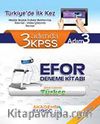 2013 KPSS Genel Yetenek Türkçe Süzgeç Konu Anlatımlı Kriptolu Soru Bankası Efor Deneme Kitabı 3'lü Seti