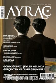 Ayraç Aylık Kitap Tahlili ve Eleştiri Dergisi Sayı:95 Eylül 2017