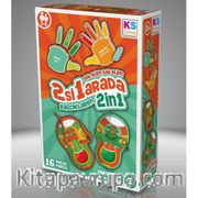 Sol Elim Sağ Elim 2 si 1 Arada Bağcıklarım 16 Parça Puzzle