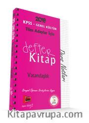 2018 KPSS Tüm Adaylar İçin Defter Kitap Vatandaşlık Ders Notları