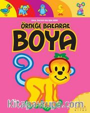 Örneğe Bakarak Boya - Hayvanlar 4 (Maymun)