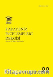 Karadeniz İncelemeleri Dergisi Sayı:22 Bahar 2016