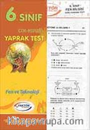 6. Sınıf Fen ve Teknoloji Yaprak Test