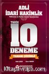 Adli ve İdari Hakim Adayları Tarih Tamamı Çözümlü 10 Deneme