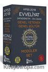 2018 KPSS Evveliyat Ortağretim - Önlisans Genel Yetenek Genel Kültür Konu Anlatımlı Modüler Set 
