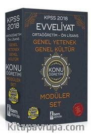 2018 KPSS Evveliyat Ortağretim - Önlisans Genel Yetenek Genel Kültür Konu Anlatımlı Modüler Set 