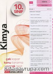 10. Sınıf Kimya Yaprak Testi