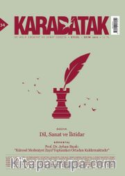 Karabatak İki Aylık Edebiyat ve Sanat Dergisi Eylül-Ekim 2017 Sayı:34