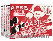 2018 ÖABT Türk Dili ve Edebiyatı Öğretmenliği Modüler Video Ders Notu Set (4 Kitap)