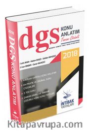 2018 DGS Konu Anlatım Tamamı Çözümlü