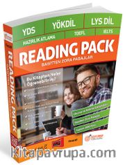 YDS-YÖKDİL-LYS DİL-Hazırlık Atlama-TOEFL-IELTS Reading Pack Basitten Zora Pasajlar