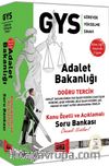 GYS Adalet Bakanlığı Doğru Tercih Konu Özetli ve Açıklamalı Soru Bankası
