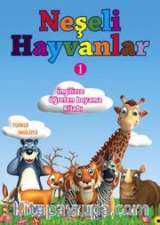 Neşeli Hayvanlar / İngilizce Öğreten Boyama Kitabı