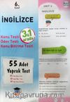 6. Sınıf İngilizce Yaprak Test (55 Adet)