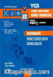 YGS Matematik İkinci Dereceden Denklemler Konu Anlatımlı Soru Bankası