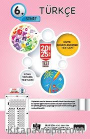 6. Sınıf Türkçe 20x25 Test Soru Föy Yapraktest
