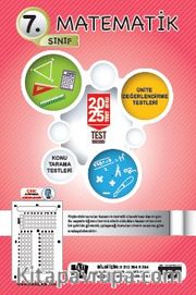 7. Sınıf Matematik  20x25 Test Soru Föy Yaprak Test