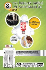 8. Sınıf T.C. İnkılap Tarihi ve Atatürkçülük 20x25 Test Soru Föy Yaprak Test