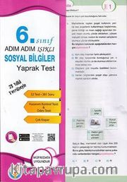 6. Sınıf Sosyal Bilgiler Yaprak Test